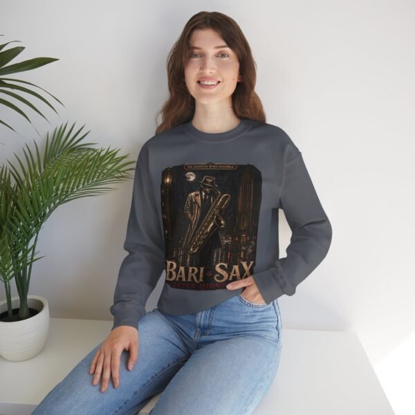 Bari-Sax Vintage Jazz Crewneck Sweatshirt