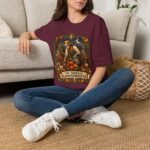 Groundskeeper Skull Halloween T-Shirt — “The Midnight Groundskeeper” Pumpkin Patch Tee