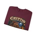 Cryptid Camping Club Sweatshirt — 'We Share the Campsite Now' Cozy Crewneck