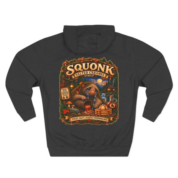 Squonk Rustic Cabin Hoodie — Vintage Forest Creature Halloween Pullover