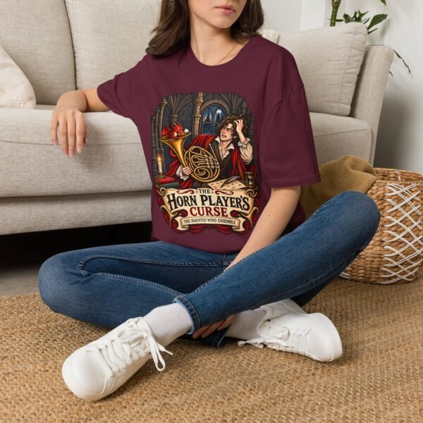 Horn Player's Curse T‑Shirt — Fantasy Bard Humor Tee