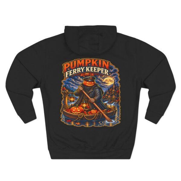 Pumpkin Ferry Keeper Hoodie – Halloween Pumpkin Boat Graphic Hoodie