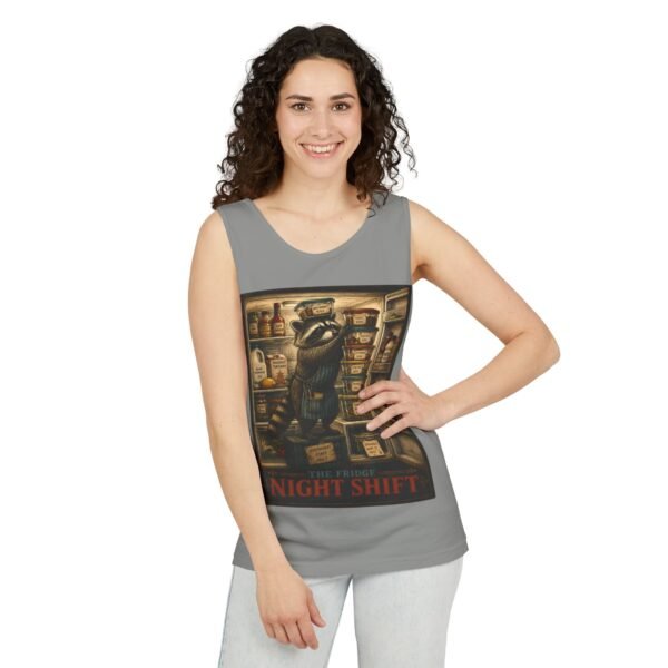 Night Shift Tank Top — Vintage Grocery Stocker Graphic Tank