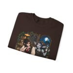 Graveyard Shift Besties Crewneck Sweatshirt — Cute Goth Friendship Graphic