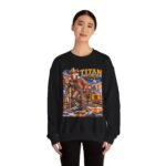 Titan Graveyard Crew Sweatshirt — Construction Equipment & Operator Graphic Crewneck