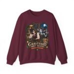 Graveyard Shift Besties Crewneck Sweatshirt — Cute Goth Friendship Graphic