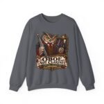 Clarinet Oboe Owl Crewneck Sweatshirt — “Oboe Not Clarinet” Vintage Music Teacher Gift