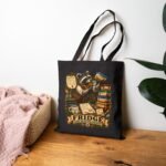 Tote Bag — 'Fridge Archaeologist' Raccoon Vintage Grocery Canvas Tote