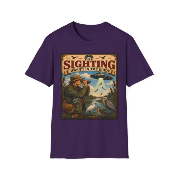 The Sighting Wasn’t in the Guide T-Shirt — Vintage UFO Adventure Tee
