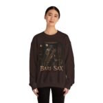 Bari-Sax Vintage Jazz Crewneck Sweatshirt