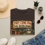 They Came For The Heirlooms Graphic T-Shirt — Vintage Alien Harvest Farm Design