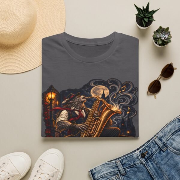 Baritone Beast T-Shirt — Vintage Jazz Saxophone Night Music Tee