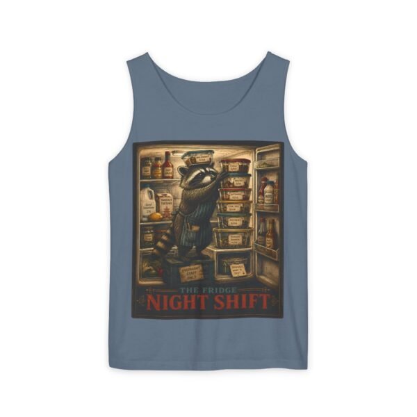 Night Shift Tank Top — Vintage Grocery Stocker Graphic Tank