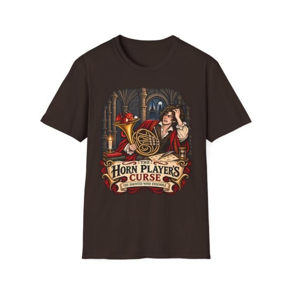 Horn Player's Curse T‑Shirt — Fantasy Bard Humor Tee