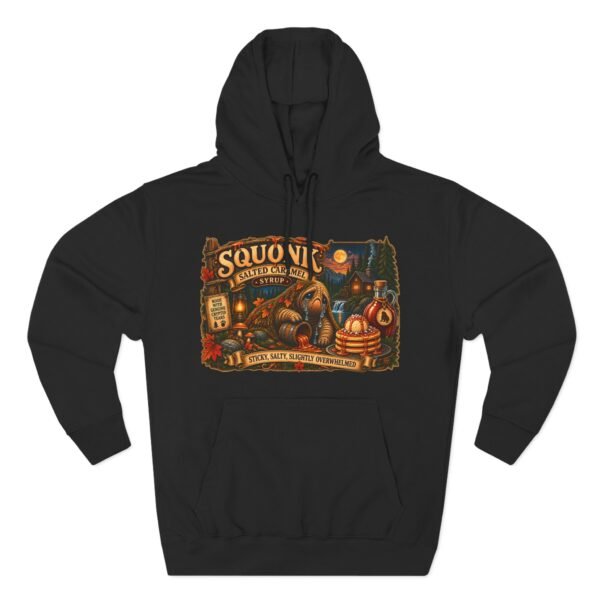 Squonk Rustic Cabin Hoodie — Vintage Forest Creature Halloween Pullover