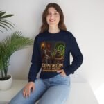 Dungeon Help Desk Crewneck Sweatshirt — RPG Gamer Cozy Pullover