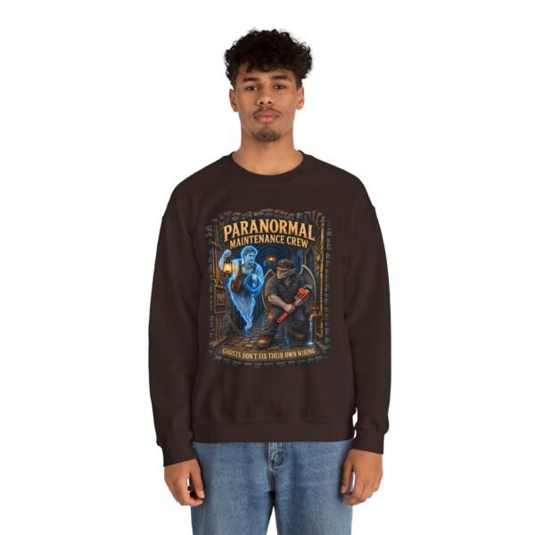 Paranormal Maintenance Crew Sweatshirt — Ghost Hunter Funny Crewneck
