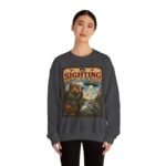 Birdwatching Crewneck Sweatshirt — “The Sighting Wasn’t in the Guide” Vintage Nature Graphic