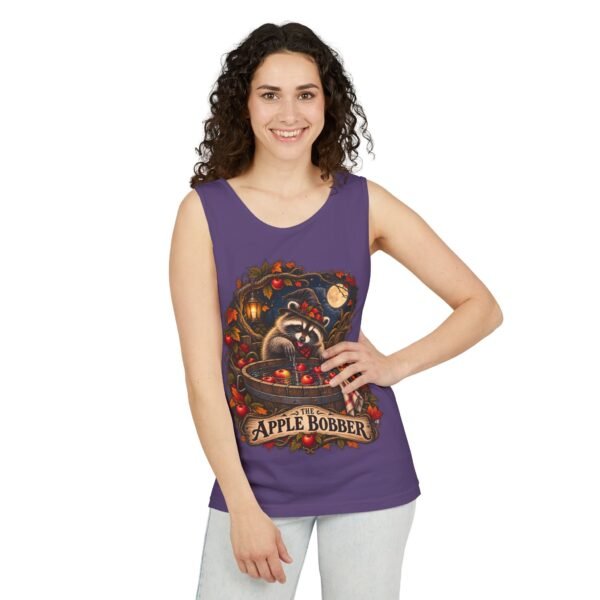 Tank Top — The Apple Bobber Raccoon Halloween Orchard Graphic