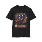Haunted Wind Ensemble T-Shirt — "Bass Clef After Midnight" Gothic Band Tee