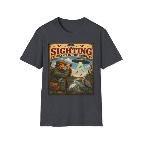 The Sighting Wasn’t in the Guide T-Shirt — Vintage UFO Adventure Tee