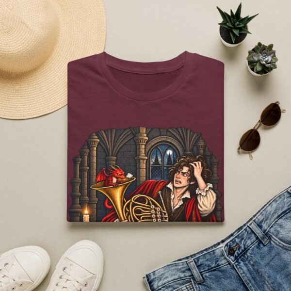 Horn Player's Curse T‑Shirt — Fantasy Bard Humor Tee