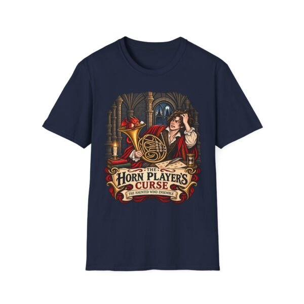 Horn Player's Curse T‑Shirt — Fantasy Bard Humor Tee