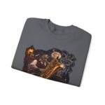 Baritone Beast Sweatshirt — Retro Jazz Saxophone Graphic Crewneck