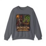 Dungeon Help Desk Crewneck Sweatshirt — RPG Gamer Cozy Pullover