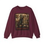 Night Shift Crewneck Sweatshirt — Vintage Bear Night Worker Graphic