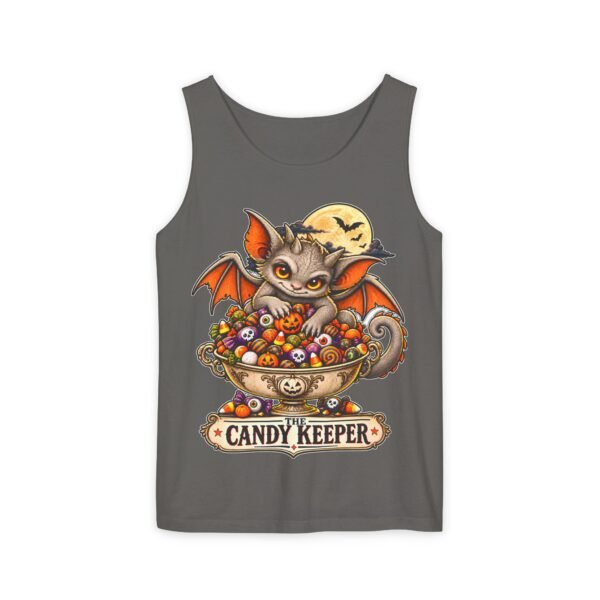 Candy Keeper Bat Tank Top — Cute Halloween Candy Bowl Graphic Tank