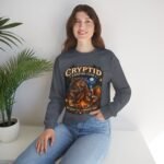 Cryptid Camping Club Sweatshirt — 'We Share the Campsite Now' Cozy Crewneck