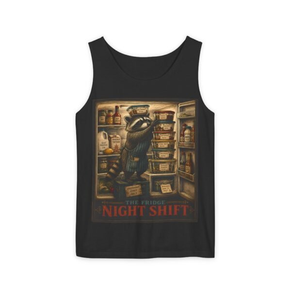 Night Shift Tank Top — Vintage Grocery Stocker Graphic Tank