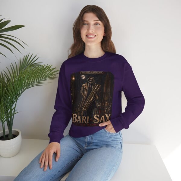 Bari-Sax Vintage Jazz Crewneck Sweatshirt