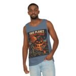 Halloween Astronaut Tank – "This Planet Carves Itself" Graphic Tank Top