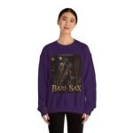 Bari-Sax Vintage Jazz Crewneck Sweatshirt