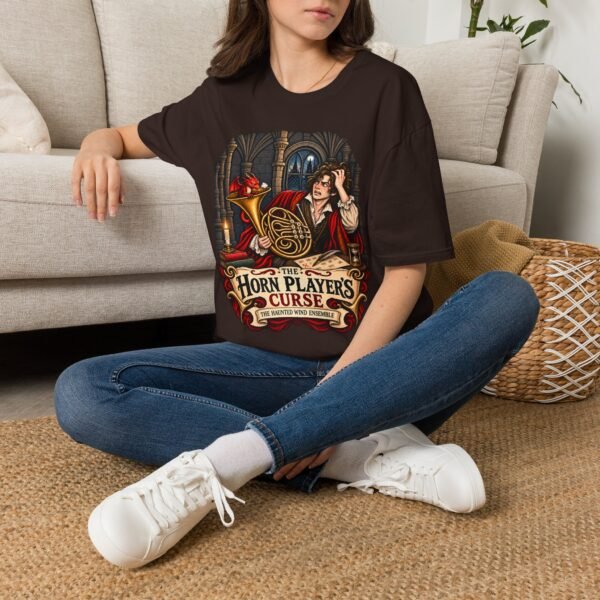 Horn Player's Curse T‑Shirt — Fantasy Bard Humor Tee
