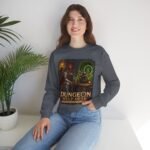 Dungeon Help Desk Crewneck Sweatshirt — RPG Gamer Cozy Pullover