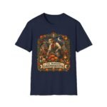 Groundskeeper Skull Halloween T-Shirt — “The Midnight Groundskeeper” Pumpkin Patch Tee