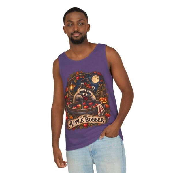 Tank Top — The Apple Bobber Raccoon Halloween Orchard Graphic