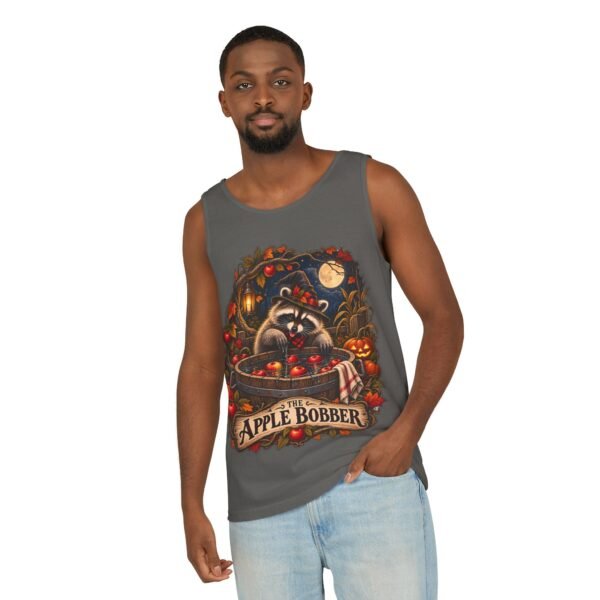 Tank Top — The Apple Bobber Raccoon Halloween Orchard Graphic