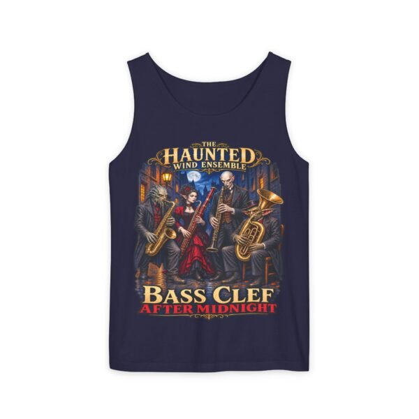 Haunted Wind Ensemble "Bass Clef After Midnight" Tank Top