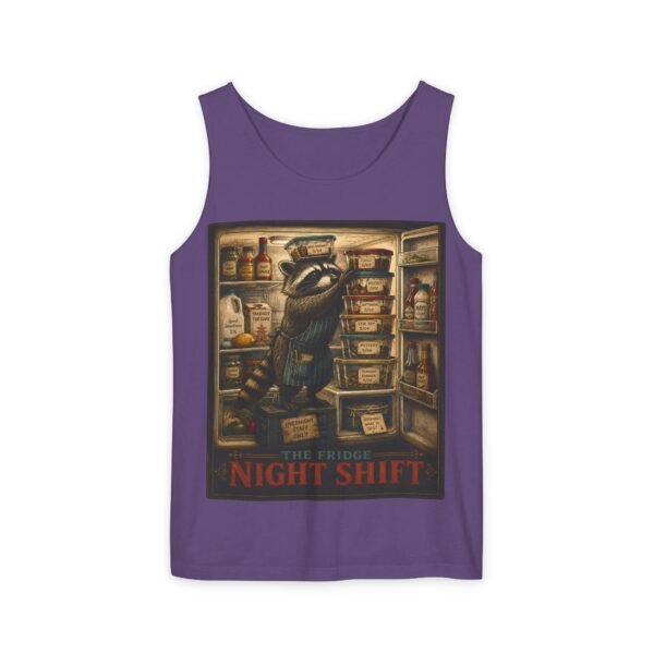 Night Shift Tank Top — Vintage Grocery Stocker Graphic Tank