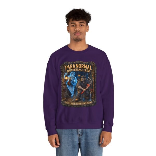 Paranormal Maintenance Crew Sweatshirt — Ghost Hunter Funny Crewneck