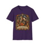 Groundskeeper Skull Halloween T-Shirt — “The Midnight Groundskeeper” Pumpkin Patch Tee