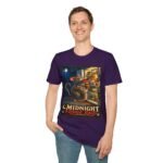 Midnight Fridge Raid T-Shirt — Cute Mouse Illustration