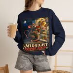 Sweatshirt — “Midnight Fridge Raid” Rat Graphic Crewneck
