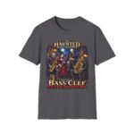Haunted Wind Ensemble T-Shirt — "Bass Clef After Midnight" Gothic Band Tee