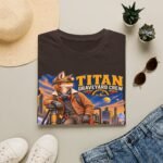 Titan Graveyard Crew T-Shirt — Retro Fox Pilot Graphic Tee
