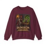 Dungeon Help Desk Crewneck Sweatshirt — RPG Gamer Cozy Pullover